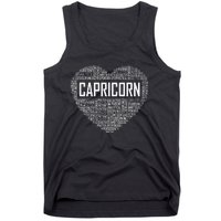 Capricorn Zodiac Traits Horoscope Astrology Sign Tank Top