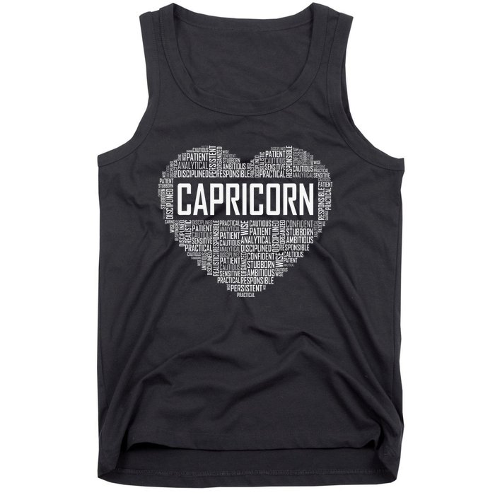 Capricorn Zodiac Traits Horoscope Astrology Sign Tank Top