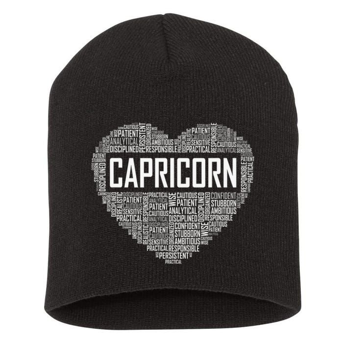 Capricorn Zodiac Traits Horoscope Astrology Sign Short Acrylic Beanie