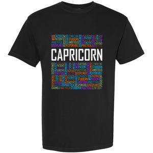 Capricorn Zodiac Traits Horoscope Astrology Sign Garment-Dyed Heavyweight T-Shirt