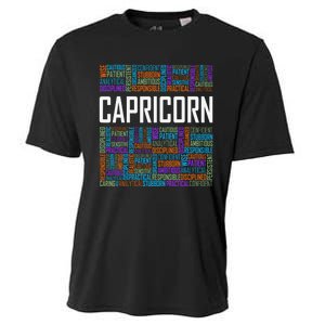 Capricorn Zodiac Traits Horoscope Astrology Sign Cooling Performance Crew T-Shirt