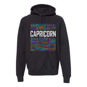 Capricorn Zodiac Traits Horoscope Astrology Sign Premium Hoodie