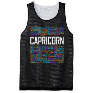 Capricorn Zodiac Traits Horoscope Astrology Sign Mesh Reversible Basketball Jersey Tank