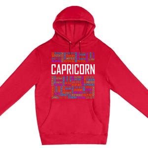 Capricorn Zodiac Traits Horoscope Astrology Sign Premium Pullover Hoodie