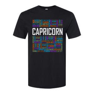 Capricorn Zodiac Traits Horoscope Astrology Sign Softstyle CVC T-Shirt