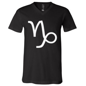 Capricorn Zodiac Traits Horoscope Astrology Sign V-Neck T-Shirt