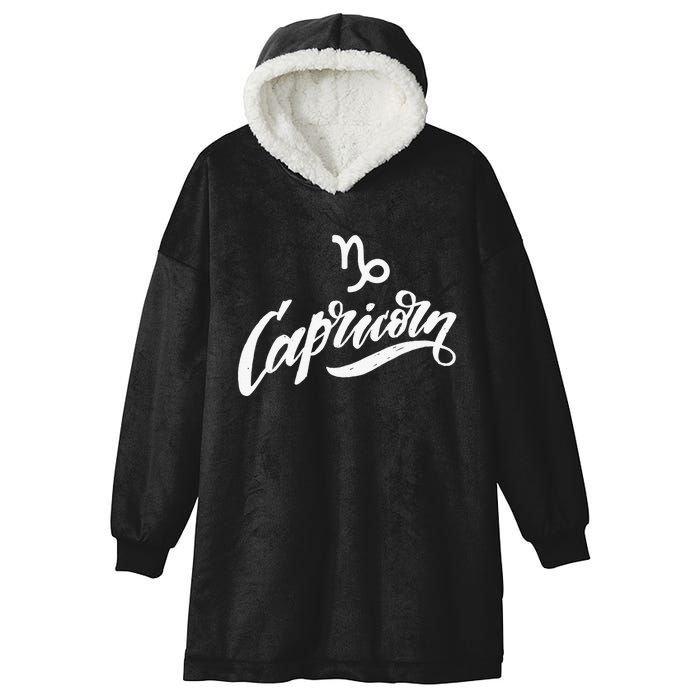 Capricorn Zodiac Traits Horoscope Astrology Sign Hooded Wearable Blanket