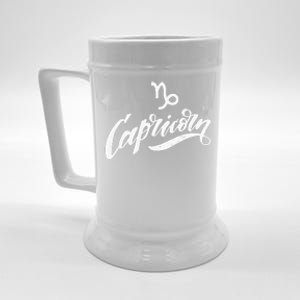 Capricorn Zodiac Traits Horoscope Astrology Sign Beer Stein