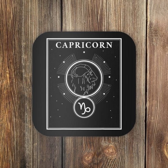 Capricorn Zodiac Traits Horoscope Astrology Sign Coaster