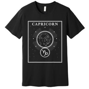 Capricorn Zodiac Traits Horoscope Astrology Sign Premium T-Shirt