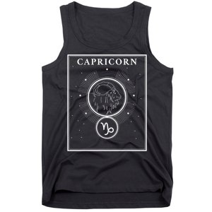 Capricorn Zodiac Traits Horoscope Astrology Sign Tank Top