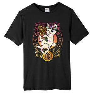 Cat Zodiac Virgo Horoscope Astrology Cute Gift Tall Fusion ChromaSoft Performance T-Shirt