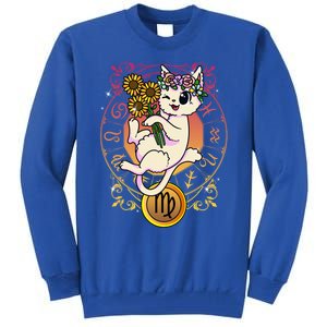 Cat Zodiac Virgo Horoscope Astrology Cute Gift Tall Sweatshirt