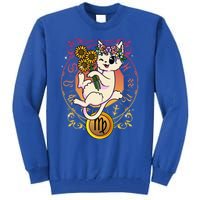 Cat Zodiac Virgo Horoscope Astrology Cute Gift Tall Sweatshirt