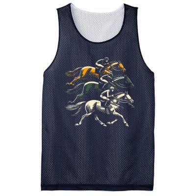 Derby 150th 2024 Horses Mesh Reversible Basketball Jersey Tank