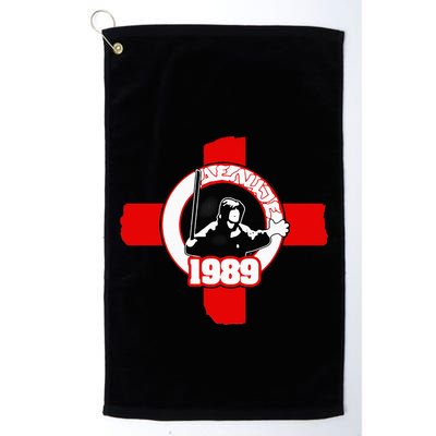 Delije 1989 Belgrade Ultra Proud Serbian Tifo Serbia Flag Golf Towel