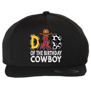 Dad 1st Birthday Cowboy Western Dad Birthday Boy Wool Snapback Cap