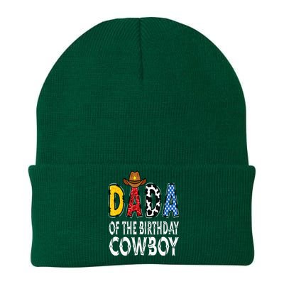 Dada 1st Birthday Cowboy Western Dada Birthday Boy Knit Cap Winter Beanie