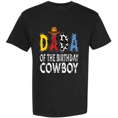 Dada 1st Birthday Cowboy Western Dada Birthday Boy Garment-Dyed Heavyweight T-Shirt