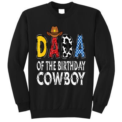 Dada 1st Birthday Cowboy Western Dada Birthday Boy Sweatshirt