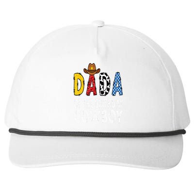 Dada 1st Birthday Cowboy Western Dada Birthday Boy Snapback Five-Panel Rope Hat