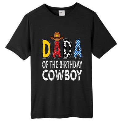 Dada 1st Birthday Cowboy Western Dada Birthday Boy Tall Fusion ChromaSoft Performance T-Shirt