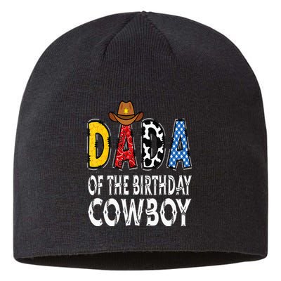 Dada 1st Birthday Cowboy Western Dada Birthday Boy Sustainable Beanie