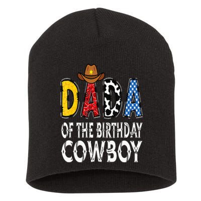 Dada 1st Birthday Cowboy Western Dada Birthday Boy Short Acrylic Beanie