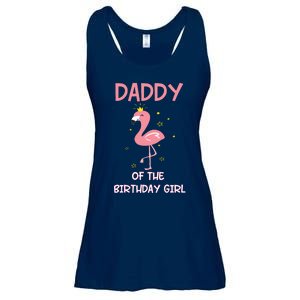 Daddy 1st First Birthday Matching Family Flamingo Party Ladies Essential Flowy Tank