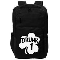 Drunk 1 Saint Patrick's Day Party Group Impact Tech Backpack