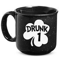 Drunk 1 Saint Patrick's Day Party Group 15oz Campfire Ceramic Mug