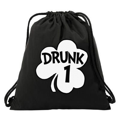 Drunk 1 Saint Patrick's Day Party Group Drawstring Bag