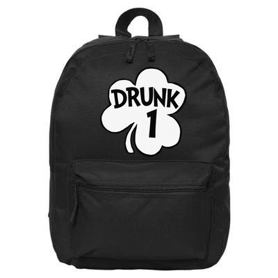 Drunk 1 Saint Patrick's Day Party Group 16 in Basic Backpack