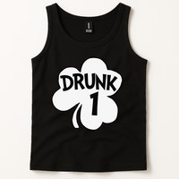 Drunk 1 Saint Patrick's Day Party Group Tank Top