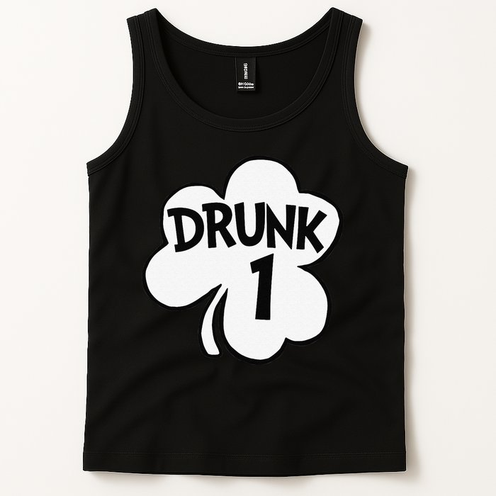 Drunk 1 Saint Patrick's Day Party Group Tank Top