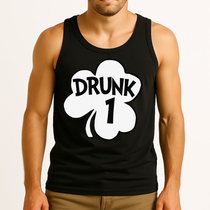 Drunk 1 Saint Patrick's Day Party Group Tank Top