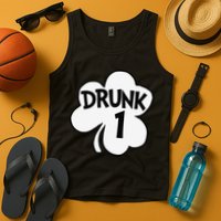 Drunk 1 Saint Patrick's Day Party Group Tank Top