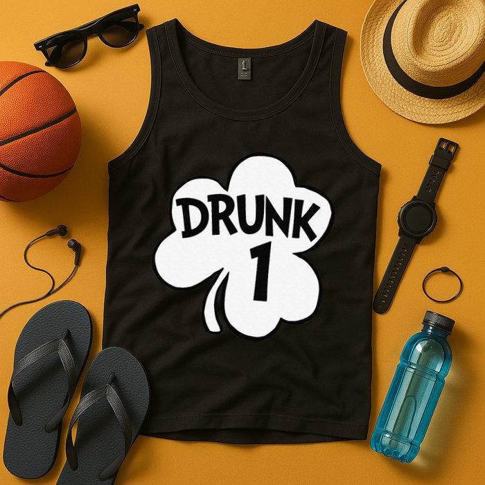 Drunk 1 Saint Patrick's Day Party Group Tank Top