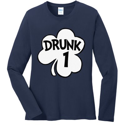 Drunk 1 Saint Patrick's Day Party Group Ladies Long Sleeve Shirt