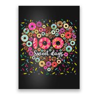 Donuts 100 Sweet Days Happy 100th Day Of School Teacher Poster