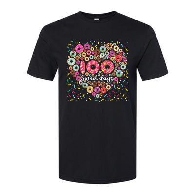 Donuts 100 Sweet Days Happy 100th Day Of School Teacher Softstyle CVC T-Shirt