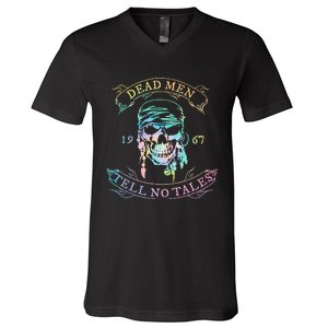 Dead 1973 Tell No Tales Apparel V-Neck T-Shirt