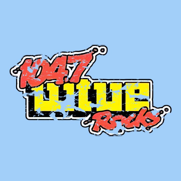 Dayton 1047 Wtue Classic Rock Radio Station Distressed Logo Cooling Performance Long Sleeve Crew