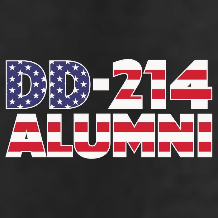 DD 214 Alumni US Flag 7 Panel Mesh Trucker Snapback Hat