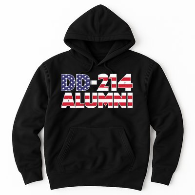DD 214 Alumni US Flag Hoodie