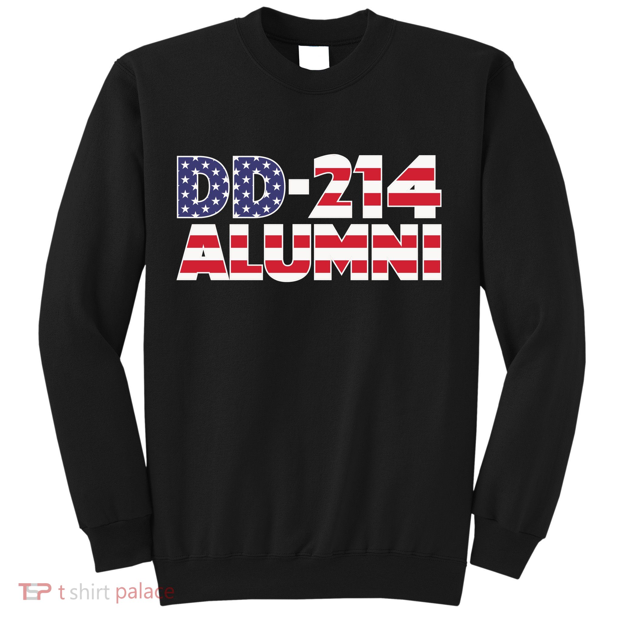DD 214 Alumni US Flag Sweatshirt