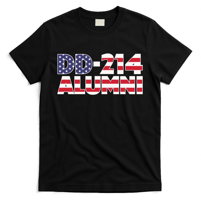 DD 214 Alumni US Flag T-Shirt