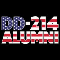 DD 214 Alumni US Flag Tall T-Shirt