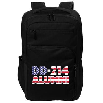 DD 214 Alumni US Flag Impact Tech Backpack