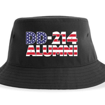 DD 214 Alumni US Flag Sustainable Bucket Hat
